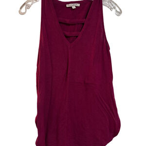 EXPRESS one eleven maroon tank top